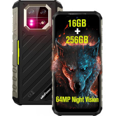 Ulefone Armor 22 16GB+256GB purunemiskindel telefon Android 13 64MP öövaatluskaamera 6,58-tolline FHD+ 120Hz 6600mAh (33W) 4G Dual SIM/NFC/GPS/IP69K/Infrapunase anduriga telefon, veekindel, roheline