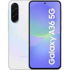 Samsung Galaxy A36 5G AI nutitelefon ilma lepinguta, Simlocki tasuta AI mobiiltelefon Androidiga, 8GB RAM, 256GB mälu, 50MP kaamera, suurepärane valge