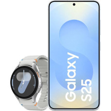 Samsung Galaxy S25 AI nutitelefon Galaxy AI-ga, 12GB RAM, 256GB mälu, Icyblue, 3-aastane tootja garantii + Galaxy Watch7 nutikellaga