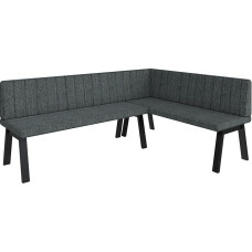 FURNISTAR Akiko metallist nurgapinkide komplekt teie söögituppa, kööki, modernsesse, istumisalale, sööginurka. Sobib ideaalselt kööki, kontorisse ja vastuvõtule. Soliidne ja tugev töö. (196 x 142 paremal