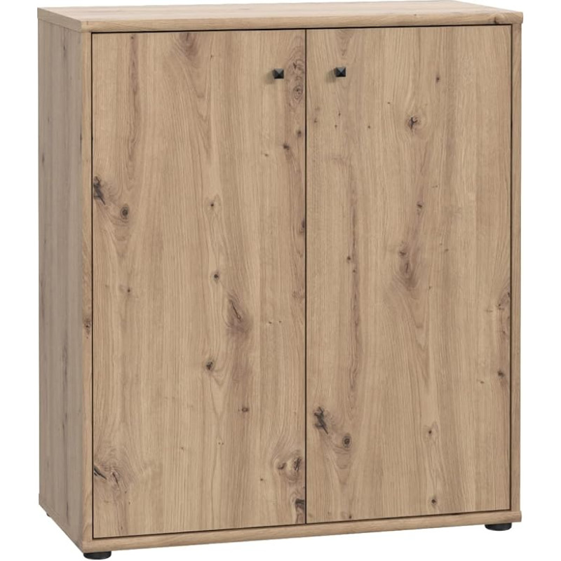 FORTE Tempra 2 sahtli kapp 2 uksega, Puitmaterjal, Artisan Oak Style, 73,7 x 85,5 x 34,8 cm (B x K x S)