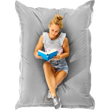 Roheline Bean Outdoor Bean Bag XXL 140 x 180 cm 380 liitrit lastele ja täiskasvanutele Bean Bag EPS helmed täitmine Giant Bean Bag suur padi pestav ilmastikukindel Lounge tool istmepadi põrandapadi kivi