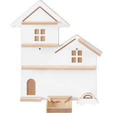 SONGMICS Toniebox seinariiul 35 figuurile, lasteriiul, lihtne kokkupanek, lastetuba, elutuba, pilvivalge GKR801W10