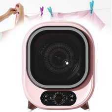 Väike kondensaatoriga trummelkuivati, 5 kg mahutavusega kompaktne kaasaskantav trummelkuivati, väike kondensaatoriga kuivati, 0,8 kg koormusega trummelkuivati, koju, korteritesse ja elamutesse, roosa