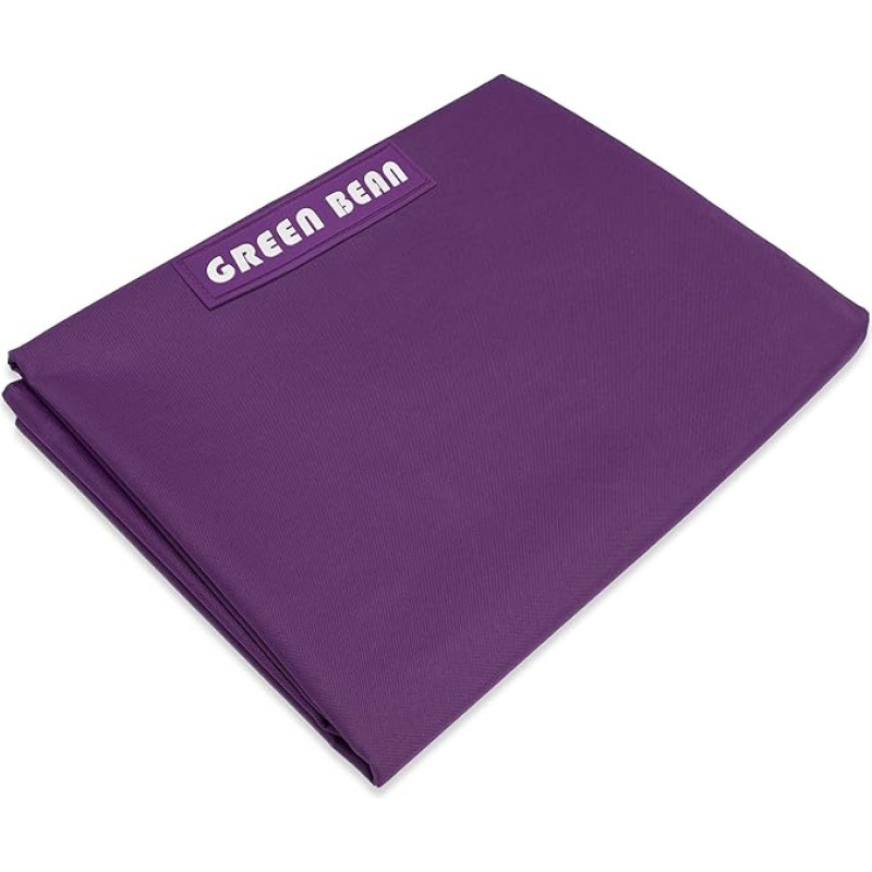 Green Bean© Square XXL Giant Bean Bag Cover, 140 x 180 cm, Polüvinüülkloriid (PVC) või puuvillane kate, sise- ja välistingimustes kasutatav kottkate