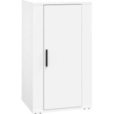 vidaXL küljepaneel sahtlitega kapp mitmeotstarbeline kapp seisev kapp elutoa kapp valge 40 x 33 x 70 cm puitmaterjalist