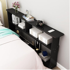 Retro puidust diivanilaud 3-kihilise konsooliga väikestesse ruumidesse, pähkelpuu 120 x 10 cm