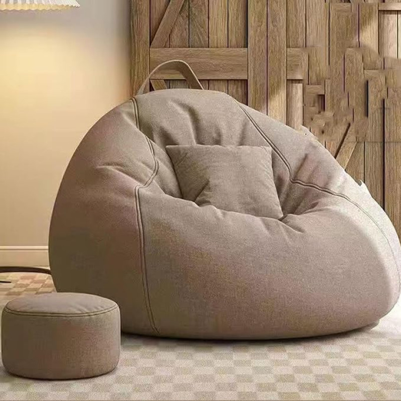 GWFBLID Bean Bag koos seljatoega Bean Bag koos tugitooliga Bean Bag Lounge diivan koos käepidemega lamamistooli või põrandapadja EPS helmedega täitmine Cuddly ja Cosy Lounger Bean Bags for Living Room