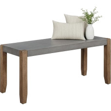 Newport L 40-tolline võltsbetoonist ja puidust pink