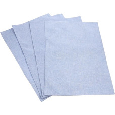 IWOWHERO 4 Stück Teiliges Tischset aus Dickem Rutschfestem Leinenstoff Hitzebeständige Isolierende Platzdeckchen im Europäischen Vintage Stil Waschbar für Esstisch Küche Restaurant