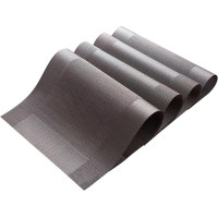 Gadpiparty 4 Stck Teiliges rutschfeste Platzsets aus Hochwertigem PVC Hitzebeständig Wasserabweisend und Isolierend Schutz für Esstisch vor Kratzern und Flecken Leicht zu Reinigen für