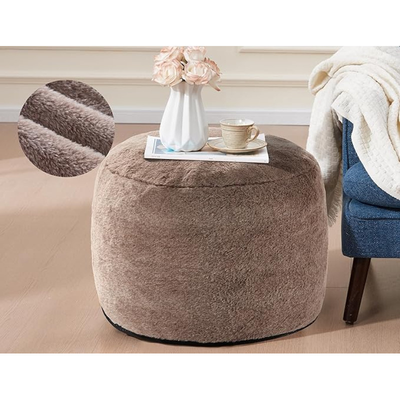 WSOFRLAC Pouffe Brown