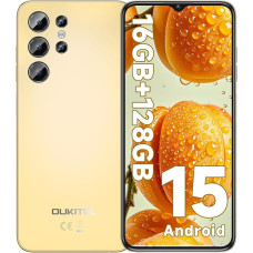 OUKITEL C1 Android 15 nutitelefon ilma lepinguta, 16GB + 128GB / 1TB mobiiltelefon odavalt, 6,52-tolline HD+ mobiiltelefon ilma lepinguta, 5150 mAh Simlock-Free mobiiltelefonid, 13MP + 5MP, Dual 4G SIM 3