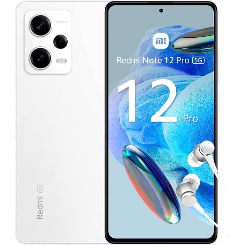 Xiaomi Redmi Note 12 Pro 5G Polar White 6GB RAM 128GB ROM