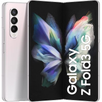Samsung Galaxy Z Fold3 5G, kokkupandav mobiiltelefon ilma lepinguta, paindlik, suur 7,6-tolline ekraan, 256 GB mälu, värvusega Phantom Silver sh. -