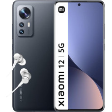 Xiaomi 12 nutitelefon + kõrvaklapid, 8 + 256 GB mobiiltelefon ilma lepinguta, 6,28-tolline 120 Hz AMOLED ekraan, Snapdragon 8 Gen 1, 50 MP kolmekordne kaamera professionaalses kvaliteedis, 4500 mAh, hall