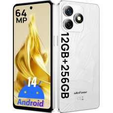 Ulefone Note 18 Pro mobiiltelefon ilma lepinguta, 64MP + 50MP + 32MP kaamera 12GB + 256GB/SD-2TB Android 14 nutitelefon 18W kiirlaadimisega 6,78-tolline HD + 5450mAh aku 4G Dual SIM nägu