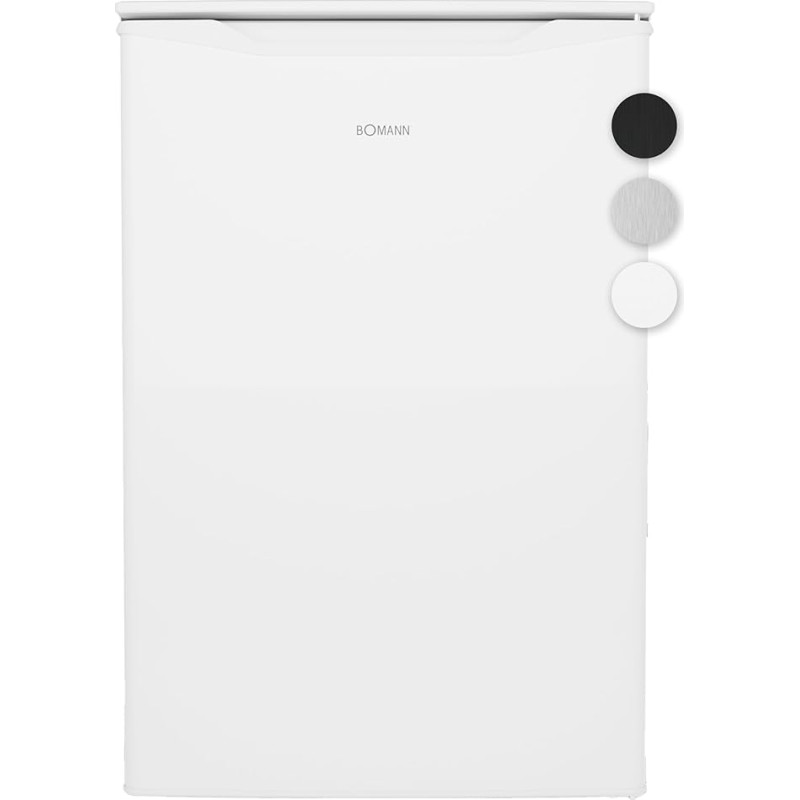 Bomann® sügavkülmik 87 L, väike sügavkülmik temperatuurivahemik ≤ -18 °C, 3 sahtlit, vahetatava uksehingega sügavkülmik, sügavkülmik sügavkülmik väike GS 7253 valge