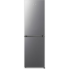 Gorenje NRK418DCS4, külmik-puhastuskombinatsioon 182 cm kõrgus, 55 cm laius, 256L (171L/85L), Total NoFrost, Multiflow 360°, vahetatavad uksehinged, CrispZone, Eco Use, Inox Look [Energiaklass D]
