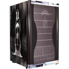 °CUBES HighCube Afri-Cola Bottle Fridge / 84.5 cm Height / 104 kWh per Year / Fridge Capacity 115 L