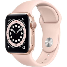 Apple Watch Series 6 (GPS, 40 mm) kuldne alumiiniumist korpus koos roosa liivaga spordirihmaga (uuenenud)