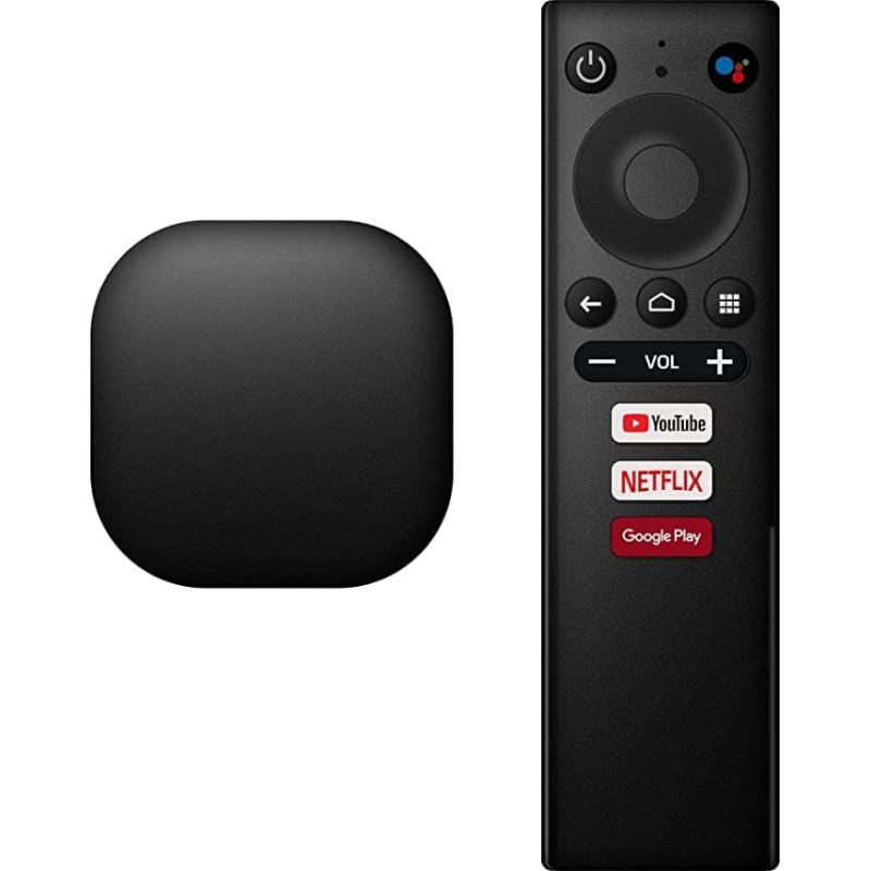 Dangbei Dongle Android TV Stick 4K Streaming seade koos kaugjuhtimispuldiga, Dual Band WiFi, Google Assistant, HDR10, Quad Core protsessor, HDMI Dongle Smart TV (koos Google Play & Netflixiga)