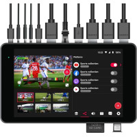 YOLOLIV YoloBox Pro, kaasaskantav mitme kaamera Live Streaming Studio Encoder Recorder Switcher