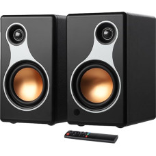 AIYIMA S500 riiulikõlar 100W Bluetooth 5.0 HiFi aktiivne kõlar SUB väljundiga, koaksiaalne / optiline / RCA sisend, koduse audio arvuti TV mänguks