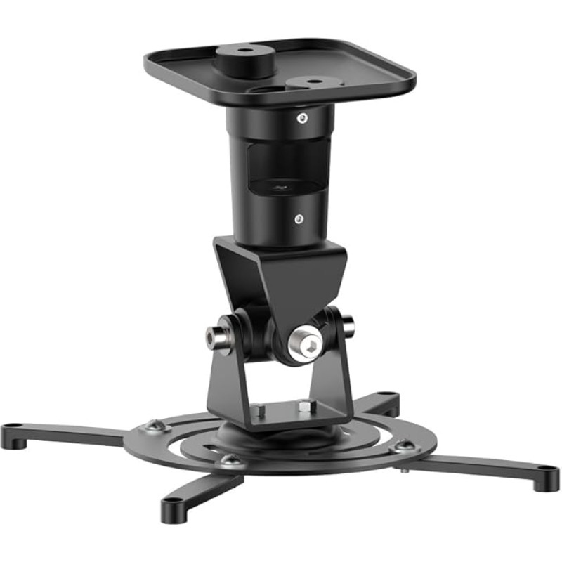 PureMounts PM-Spider-Plus Beamer Ceiling Ceiling Bracket / kallutab ja pöörab 30° / 225 mm lae kaugus / 14 kg / aukude vahe 120 - 310 mm.