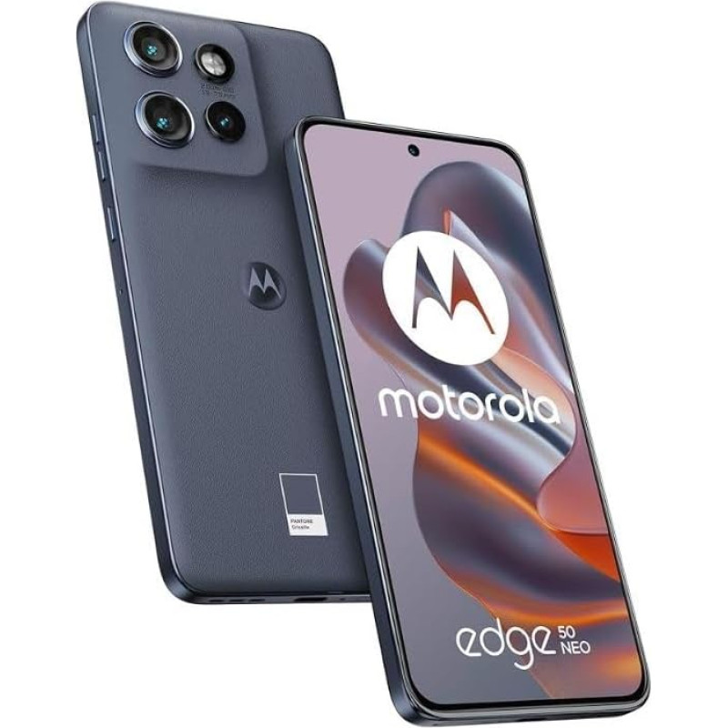 Motorola edge 50 Neo (16,2 cm pOLED Super HD ekraan, IP68, 50MP, Sony LYTIA 700C, Android 14, 12/512GB, MediaTek Dimensity 7300), PANTONE Grisaille (Pantone Grisaille, 512, GB, 12, GB), PANTONE Grisaille (Pantone Grisaille, 512, GB, 12, GB)