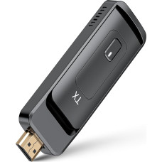 Traadita HDMI saatja, TIMBOOTECH kasutatakse koos traadita HDMI komplektidega, 1 RX paaritud kuni 8 TX-ga, kokkupandav antenn, 5G video ja heli striimimine, traadita HDMI laiendaja, traadita HDMI laiendaja