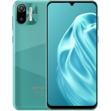 Ulefone 3G nutitelefon ilma lepinguta, Note 6, 8,5 mm Ultra Thin Dual SIM mobiiltelefon, 6,1-tolline HD+ ekraan, 3 kaardipesa disain, Android 11 Go, 1GB + 32GB, 2MP + 5MP kaamera, Face Unlock GPS roheline