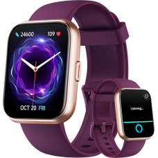 Fitpolo naiste nutikell koos telefoni funktsiooniga, nutikell koos Alexaga, 1,8-tolline Fitness Tracker koos südame löögisageduse SpO2 stressi une monitooringuga, Fitness Watch IP68 veekindel spordikell naiste jaoks Androidile