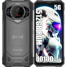 DOOGEE S200X vastupidav nutitelefon 5G, 32GB+512GB/2TB ROM, hävitamatu telefon, 10100mAh/33W põrutuskindel telefon, 6,72-tolline FHD+ 120Hz, 100MP + 20MP öönägemine, IP68/5G Dual SIM/NFC