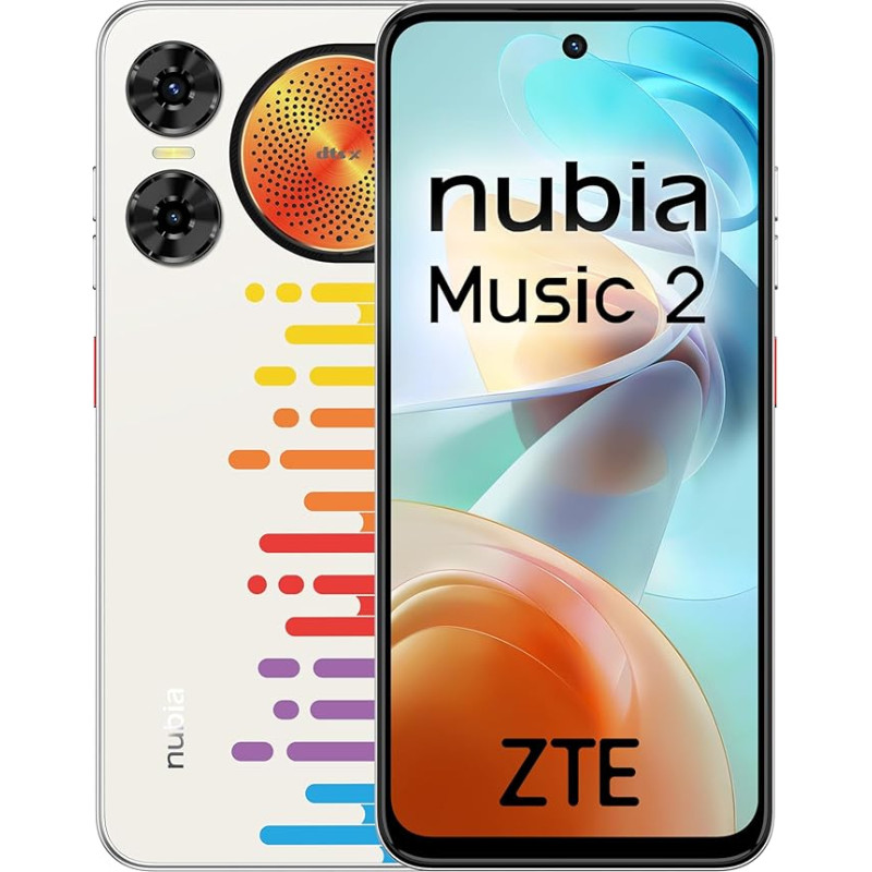 ZTE Nubia Music 2 nutitelefon 4 GB 128 GB Melody Wave NFC Pantalla 6,7-tolline Dual SIM-kaart