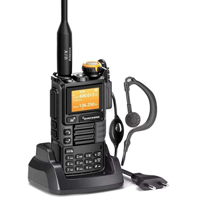 Quansheng UVK5(99) AM / FM / DTMF Walkie Talkie 200CH Walkie Talkie NOAA ilmaprognoos koos välkkoopia sagedusega Tpye-C LCD-ekraaniga matkamiseks matkale telkimine reisimine kahesuunaline raadio