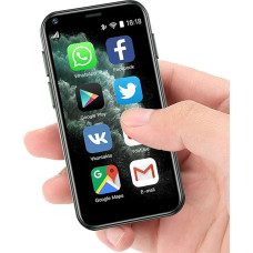 Hipipooo Väike 3G Mini lukustamata telefon, 2,5-tolline Android 8.1 1000 mAh lastetelefon, 2 GB + 16 GB (X11 roheline)