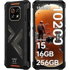 CUBOT Kingkong ES 3 Android 15 Ultradünn Outdoor Smartphone, 10200mAh/33W Outdoor Handy Ohne leping, 16GB+256GB/1TB, 6.74'' 90Hz Baustellenhandy, 4G Dual SIM, 48MP/Face ID/IP69K Wasserdicht/NFC/GPS