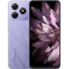 Blackview Wave 8 4G Android 14 nutitelefon ilma lepinguta, 12GB + 256GB (2TB väline SD), 6,56-tolline HD+ ekraan (Eye Comfort Mode), 13MP + 8MP, Dual SIM mobiiltelefon, Smart-K Box kõlar, GPS Lilla