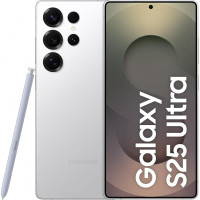 Samsung Galaxy S25 Ultra AI nutitelefon Galaxy AI-ga, ilma lepinguta, AI mobiiltelefon Androidiga, 12GB RAM, 1TB mälu, 200MP kaamera, Titanium Whitesilver, 3-aastane tootjagarantii