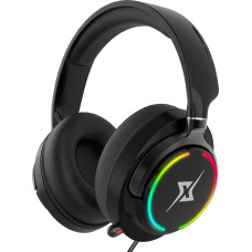 Y-YOPZI Gaming Headset, peakomplekt mikrofoniga, 3D Surround Sound kõrvaklapid, mürasummutus RGB tuled, ühildub PS4/PS5/Switch/Xbox/PC/Laptop/Mac, 21 x 20 x 6 cm, 21 x 20 x 6 cm