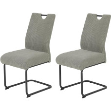 Hela Tische, Merkur Söögitoolide laia nöörikatusega Hall Comfort istme vedrukorv XL istme laius 140 kg kandevõime Swinger metallraam 2-st komplektist