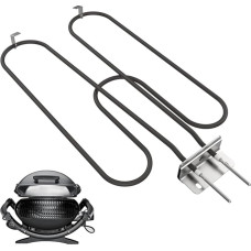 Kütteelement 66816 Weberi elektrigrillile, grilli kütteelementide asendusosa, mis ühildub Q240, Q2400 grilliga, elektrilise suitsutuskolonni küttekehaga väljas ja siseruumides kasutatavale grillile