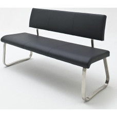 Robas Lund Söögitoa pink seljatoega Kunstnahast pink Maksimaalne koormus 280 kg Köögipink must