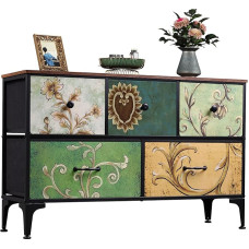 WLIVE 5 sahtliga riidest kapp, kapp magamistuppa, kapp elutuppa, tugevast terasest raamiga, boheemlaslik kapp.