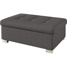 Mirjan24 Niko suur pehmendusega jakkumispool, jalakäijate pouf, värvivalik (Lux 06)