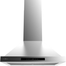 Cecotec Bolero Flux Pt 605500 pliidikupu seinale paigaldamiseks, Cecotec 605500 roostevabast terasest A++, väljatõmme 550 m3/h, mootor 70 W, 3 võimsusastet, süsinikufilter