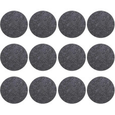 Gatuida 12 Stück Teiliges Set aus Grauen Filzuntersetzern Hitzebeständige Platzsets für Esstisch rutschfest und Praktisch für Zuhause Küche und Festlichkeiten