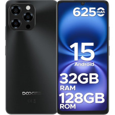 DOOGEE Note 58 Android 15 nutitelefon ilma lepinguta, 6250 mAh, 32GB + 128GB/2TB TF mobiiltelefon, 6,75-tolline HD+ IPS T7250 Octa Core mobiiltelefon odavalt, 16MP + 8MP, Dual SIM 4G Simlock-free mobiiltelefon
