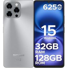 DOOGEE Note 58 Android 15 mobiiltelefon ilma lepinguta, 6250 mAh, 32GB + 128GB/2TB TF nutitelefon, 6,75-tolline HD+ IPS T7250 Octa Core mobiiltelefon Odav, 16MP + 8MP, Dual SIM 4G Simlock-free mobiiltelefon